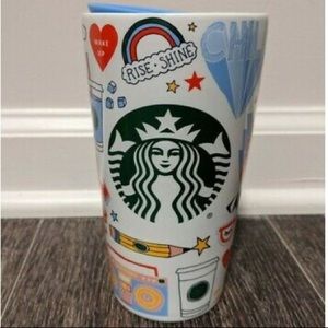 STATBUCKS BACK TO SCHOOL CERAMIC MUG TUMBLER CUP
